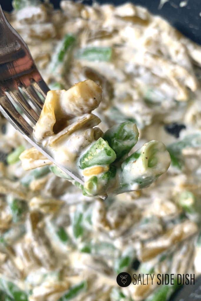green beans with cream cheese