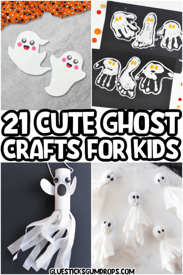 21 Ghost Crafts To Make Halloween Extra Spooky Glue Sticks And Gumdrops 7554