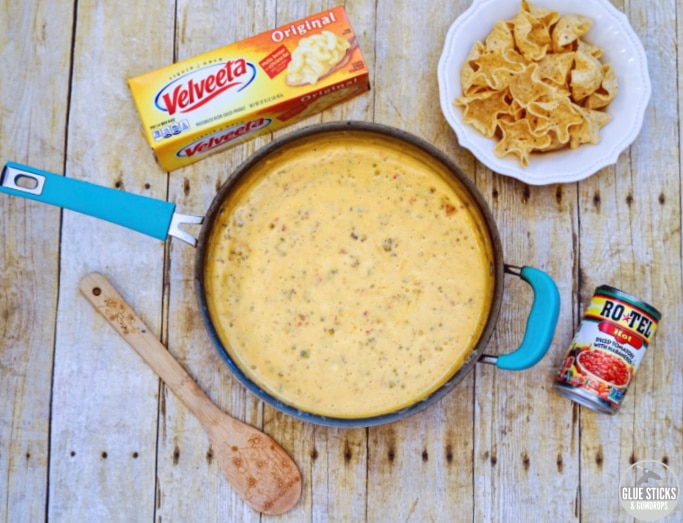 melted cheese dip