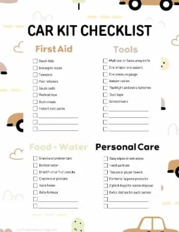 The Parents' Winter Car Emergency Kit Checklist (Free Printable!) - Super  Mom Hacks