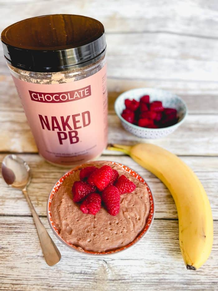 3 ingredient protein pudding with naked pb