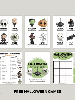 various halloween games printables