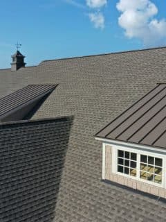 beautiful shingled roofline