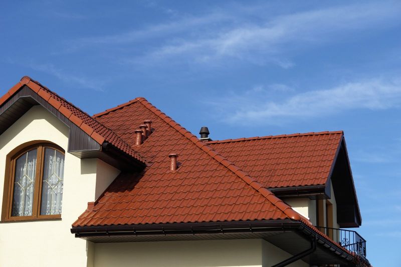 lovely roof against a blue sky