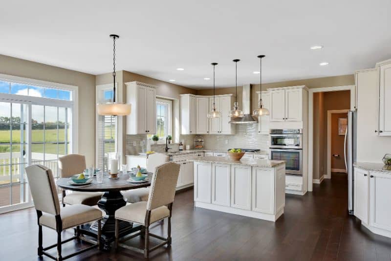 open kitchen concept neutral colors