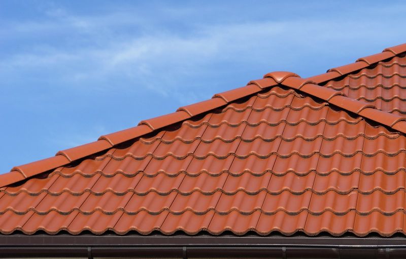 a well-maintained roof on a sunny day