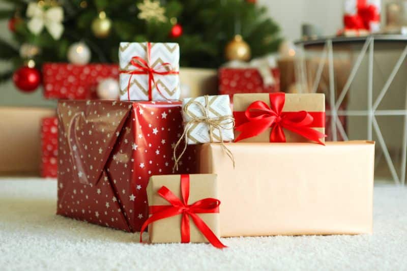 beautifully wrapped christmas gifts