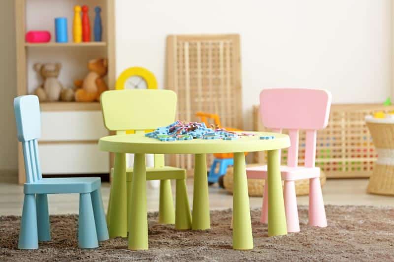 Elevate Playroom Style with Trendy Kids Table and Chairs Collection