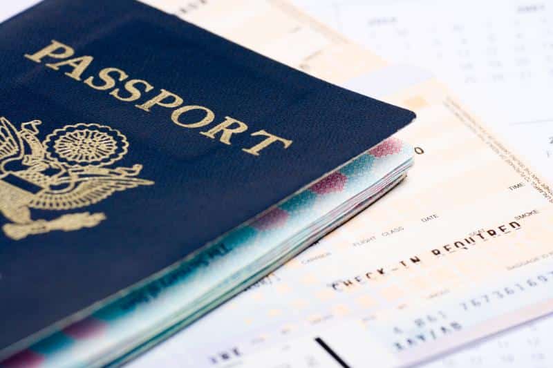 passport and travel check