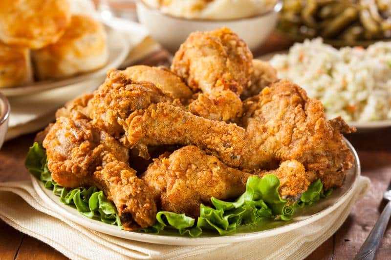 southern fried chicken and sides
