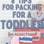 packing for a toddler