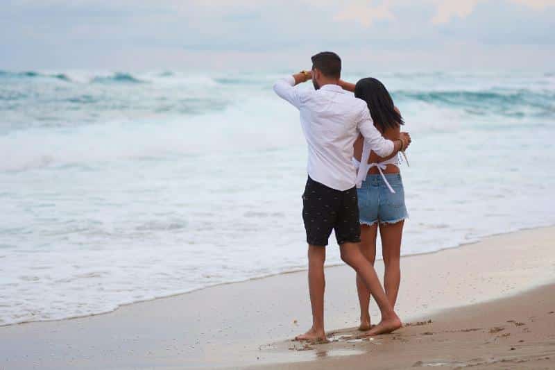 couple on beach