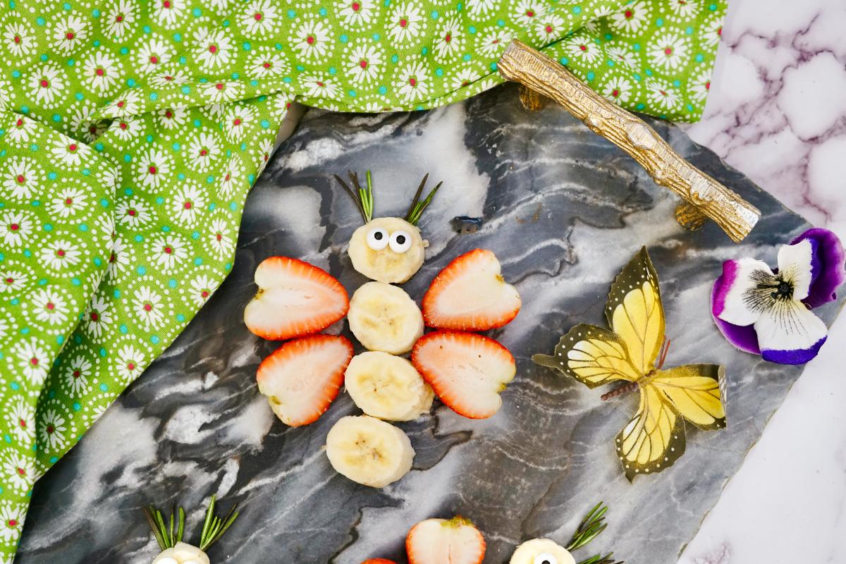 The Cutest Butterfly Fruit Snack for Kids