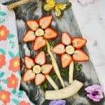 easy flower food art idea