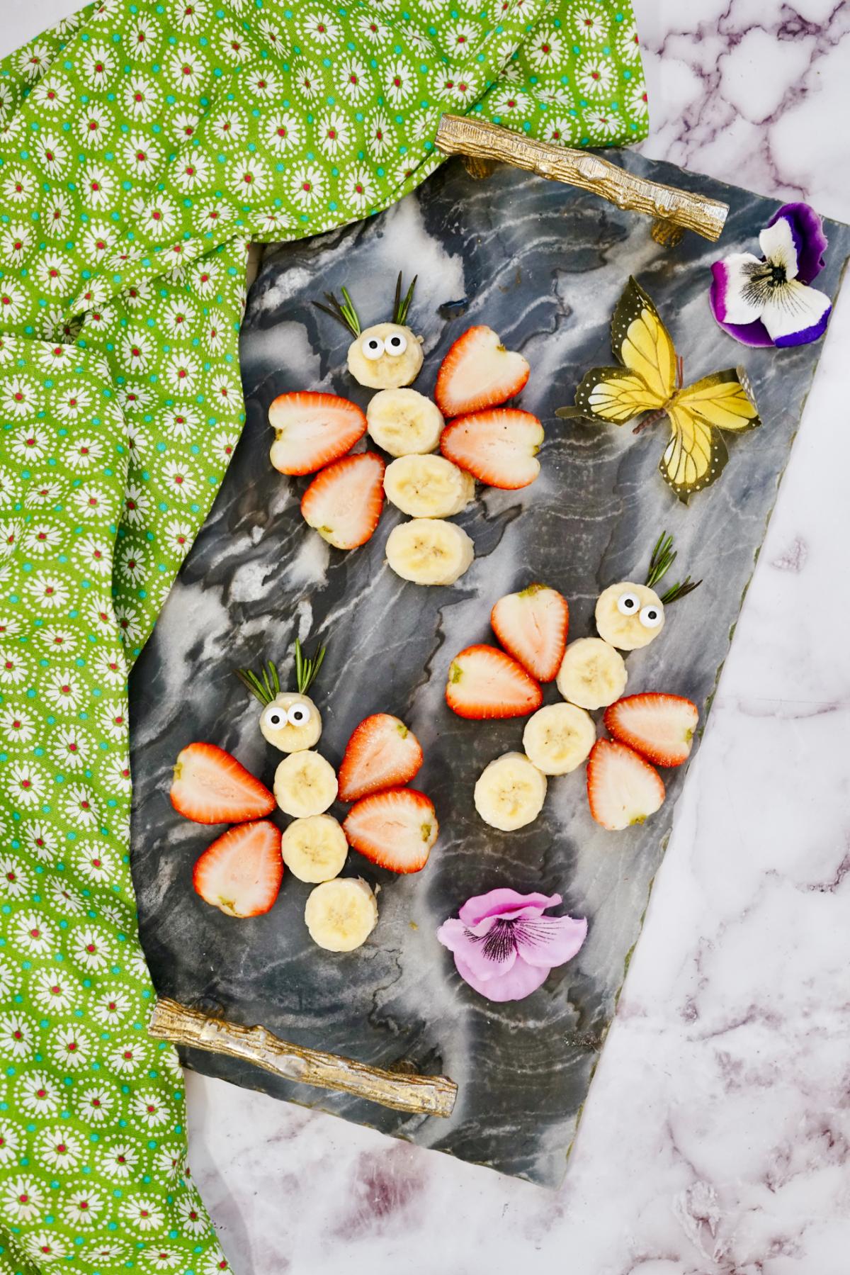 The Cutest Butterfly Fruit Snack for Kids