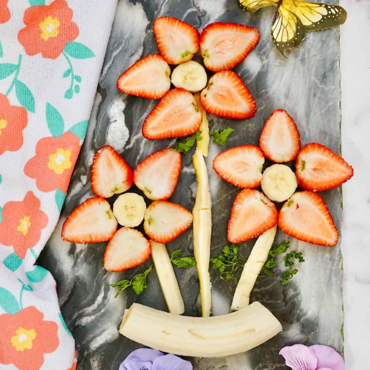 Fruit Flower - Fun Food Art for Kids