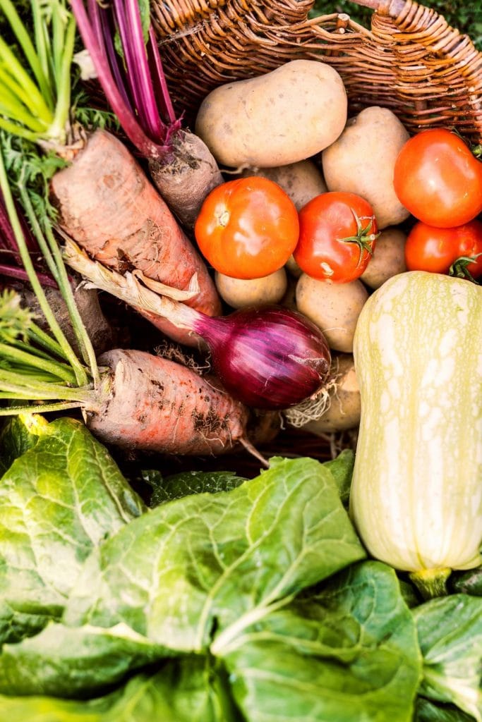 basket of veggies