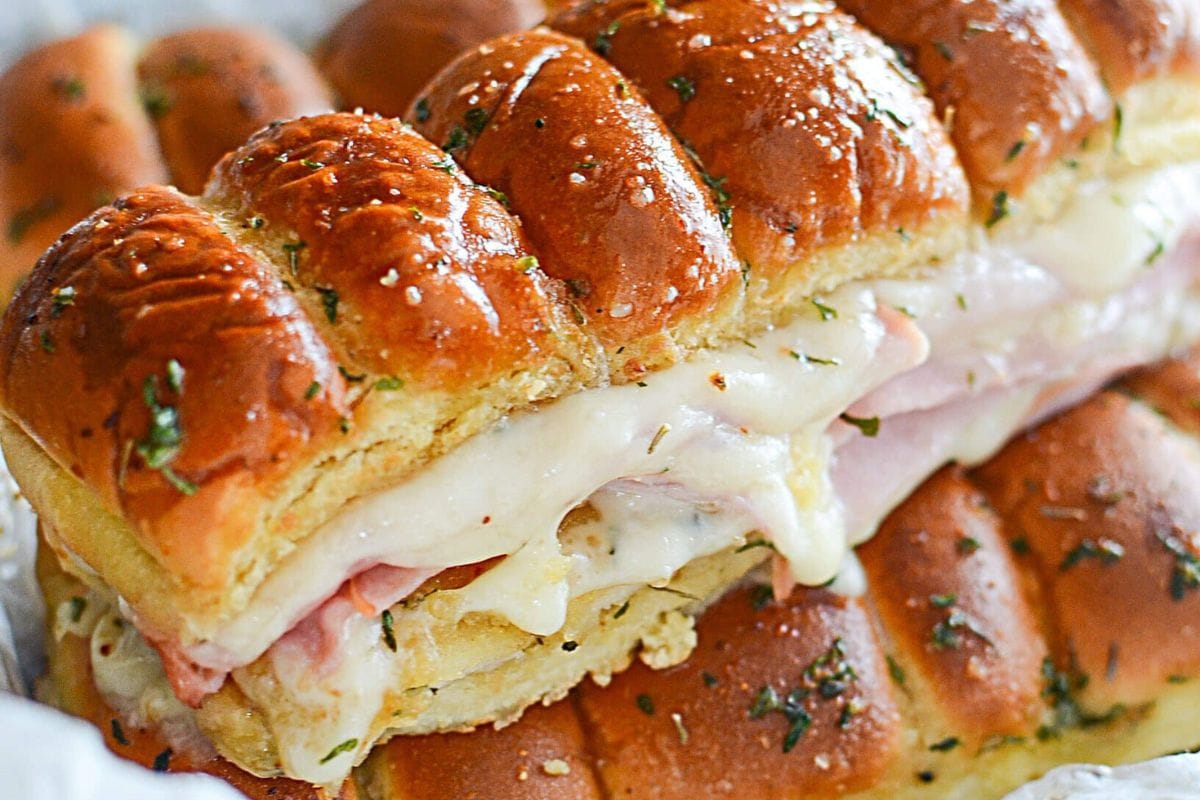 chicken cordon bleu sliders