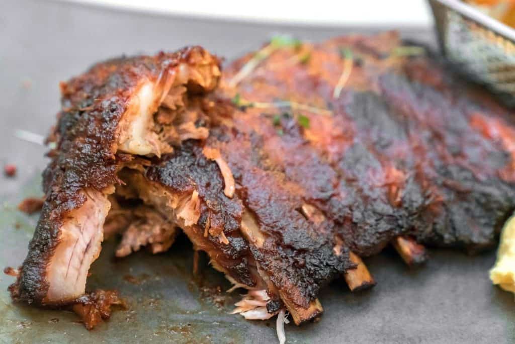 smoked pork ribs