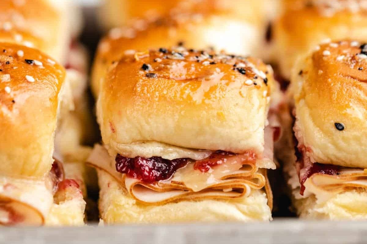 turkey cranberry sliders