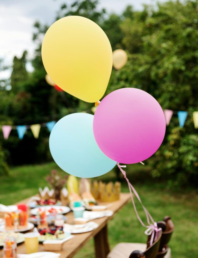 balloons at a birthday party for kids