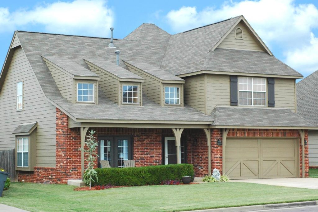 large home with nice roof