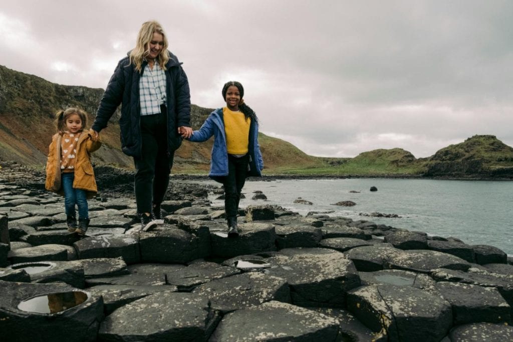 family day out - mother and daughter exploring in Ireland