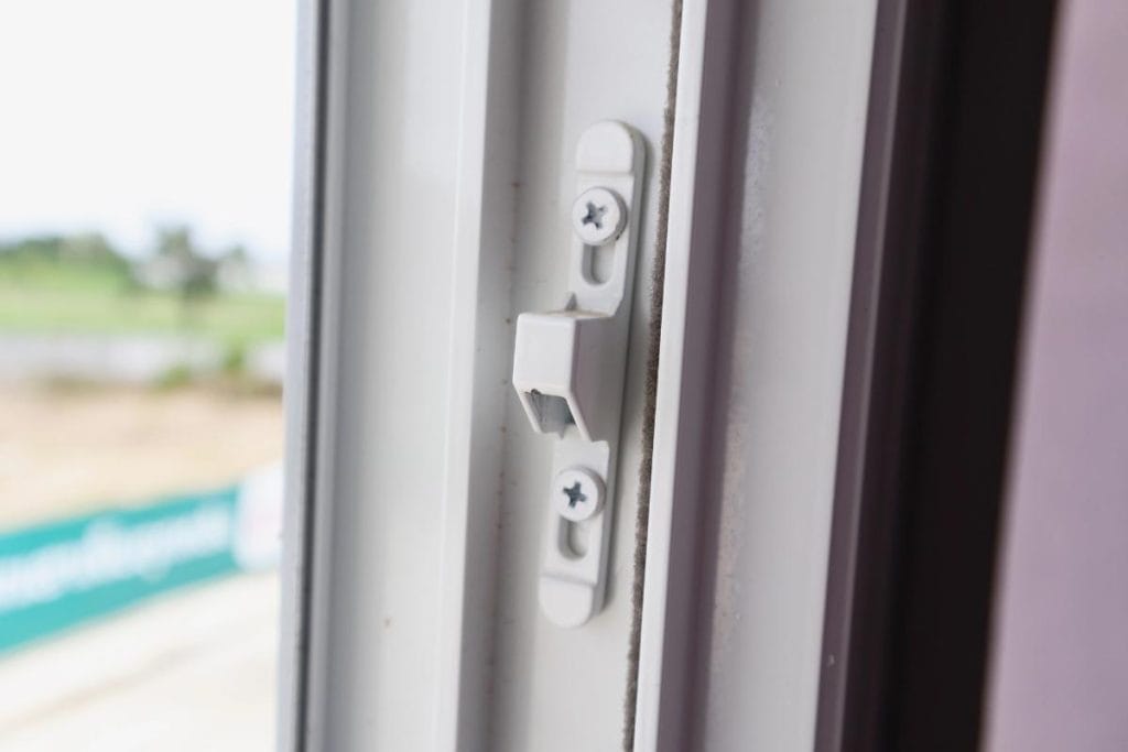 window lock up close