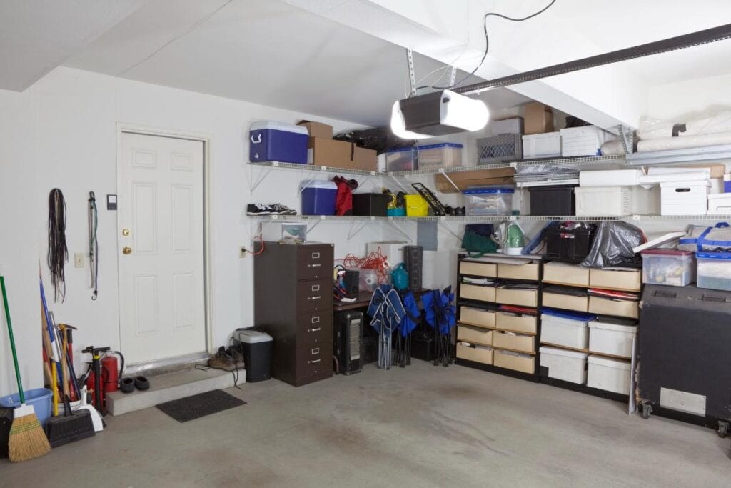 neat and tidy garage