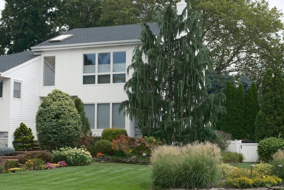 large white house that's attractive to home buyers