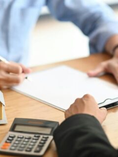 person signing mortgage documents