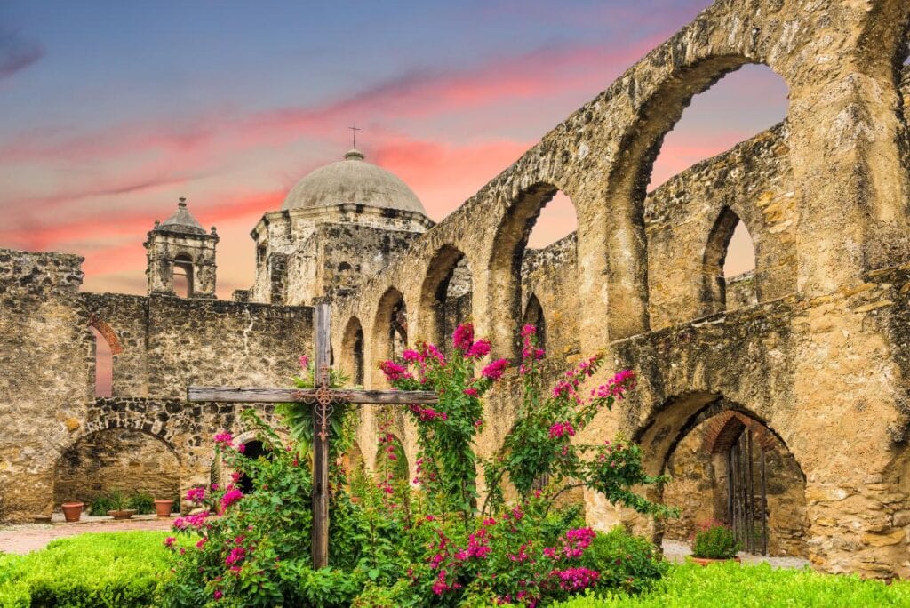 old mission in San Antonio