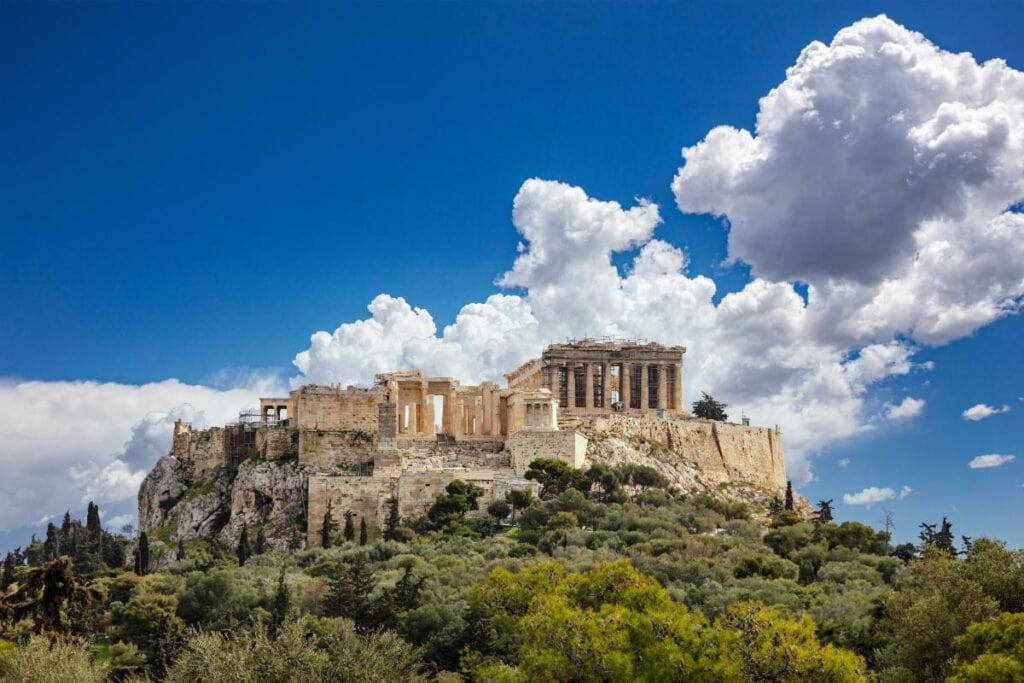 parthenon in athens greece acropolis