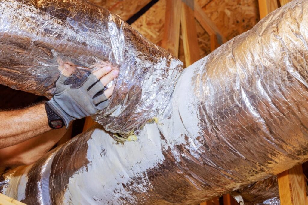 ductwork for hvac system in home