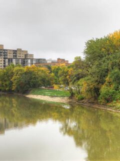 river in winnipeg in fall